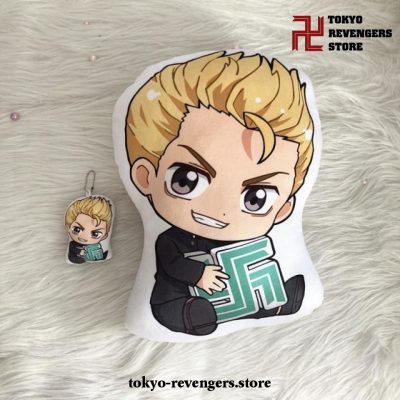 2021 Cute Tokyo Revengers Pillow Soft Plush 10Cm Pendant / Takemichi Hanagaki