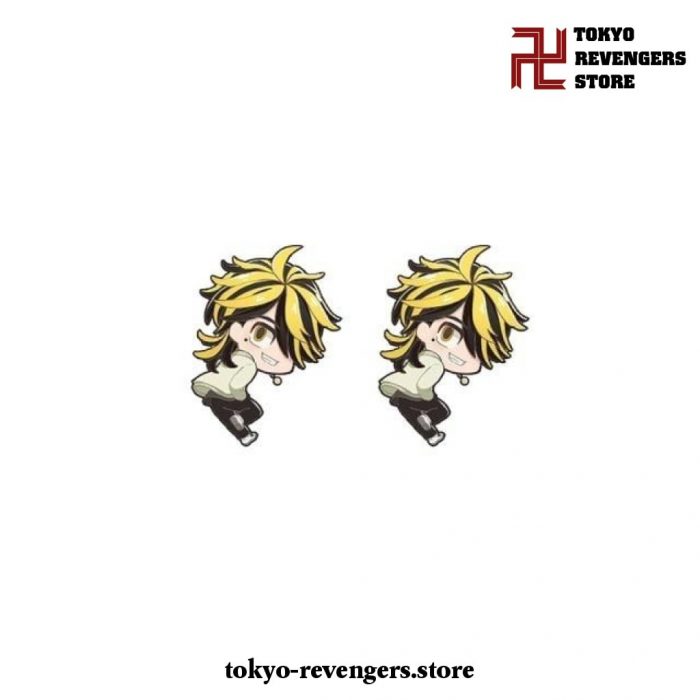 2021 New Tokyo Revengers Acrylic Resin Earrings Handmade 17