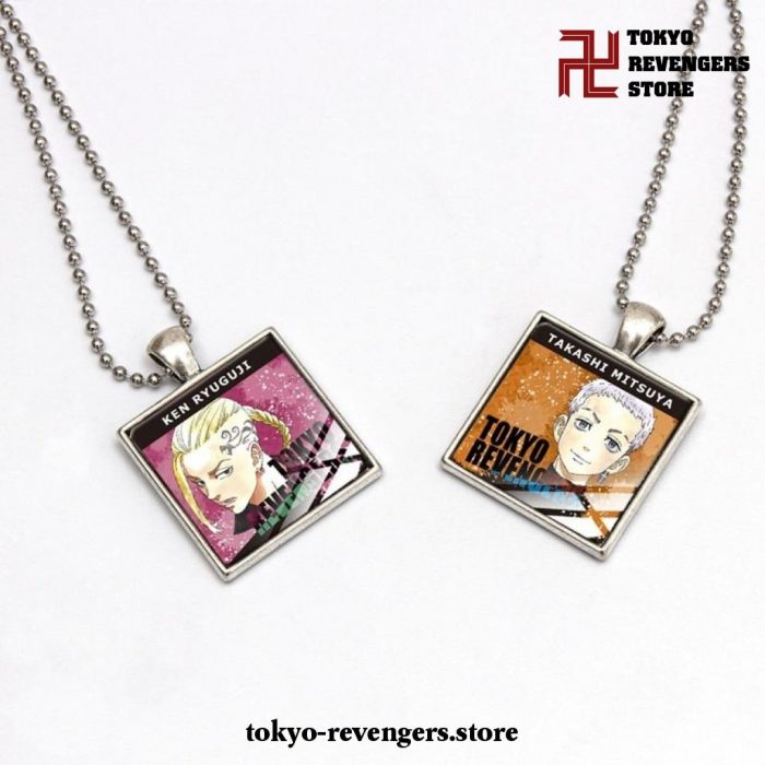 2021 New Tokyo Revengers Glass Pendant Necklaces