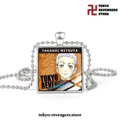 2021 New Tokyo Revengers Glass Pendant Necklaces Takashi Mitsuya
