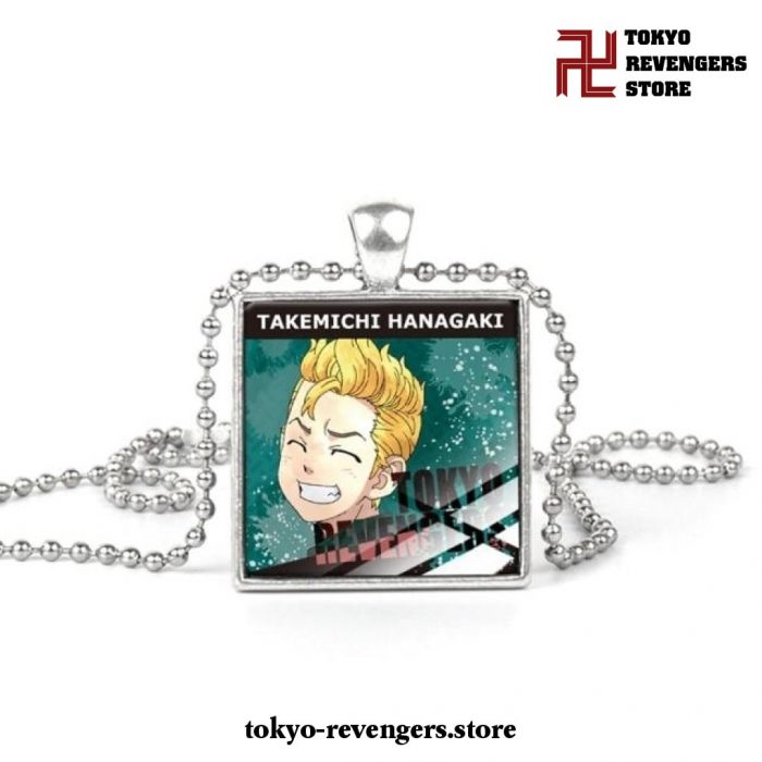 2021 New Tokyo Revengers Glass Pendant Necklaces Takemichi Hanagaki