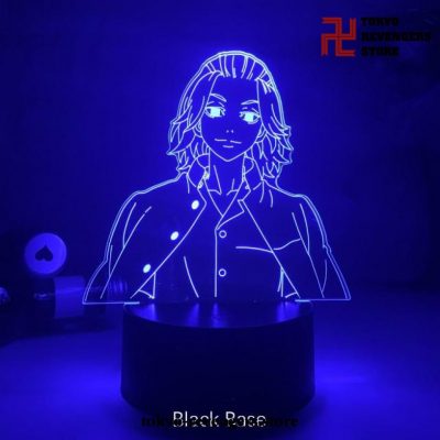 2021 Tokyo Revengers Manjiro Sano 3D Led Lamp Black / 16 Color Remote China