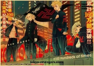 2021 Tokyo Revengers Team Movie Kraft Paper Poster