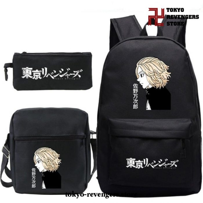 3Pcs/set Tokyo Revengers Manjiro Sano Backpack