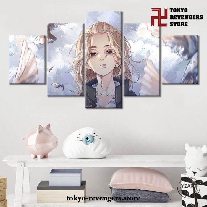 5 Pieces Manjiro Sano Tokyo Revengers Canvas Wall Art