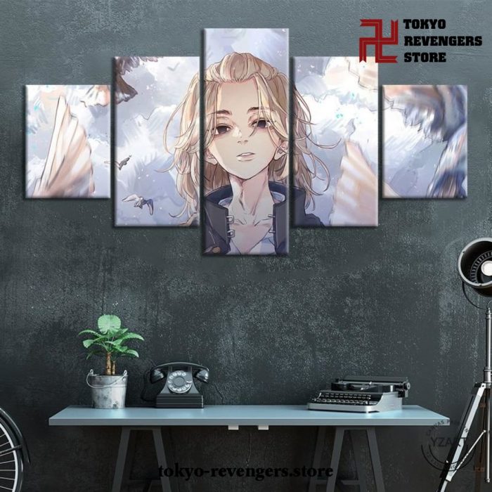 5 Pieces Manjiro Sano Tokyo Revengers Canvas Wall Art