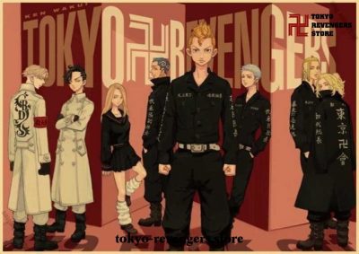 Classic Tokyo Revengers Team Movie Kraft Paper Poster