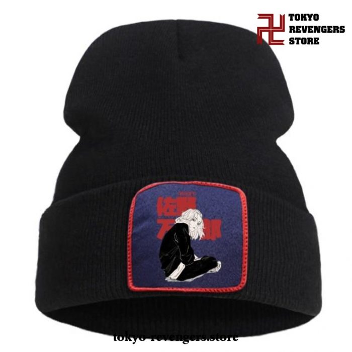 Cool Manjiro Sano Tokyo Revengers Beanie Hat Black