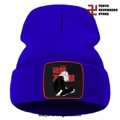 Cool Manjiro Sano Tokyo Revengers Beanie Hat Blue