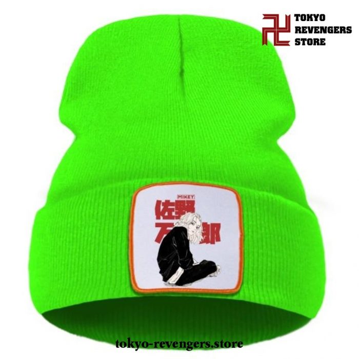 Cool Manjiro Sano Tokyo Revengers Beanie Hat Green