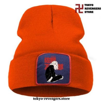 Cool Manjiro Sano Tokyo Revengers Beanie Hat Orange