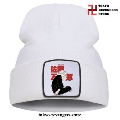 Cool Manjiro Sano Tokyo Revengers Beanie Hat White