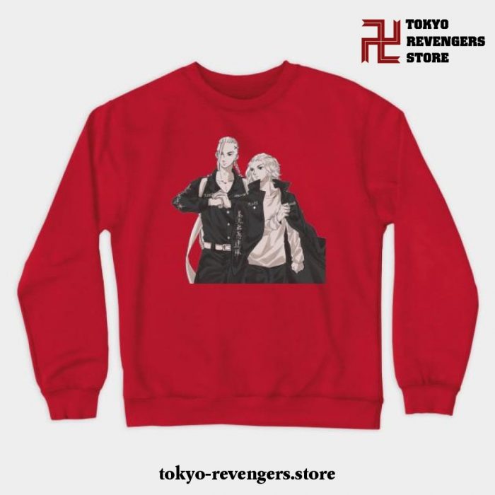 Cool Tokyo Revengers Crewneck Sweatshirt Red / S