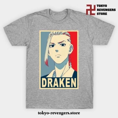 Draken Poster T-Shirt Gray / S