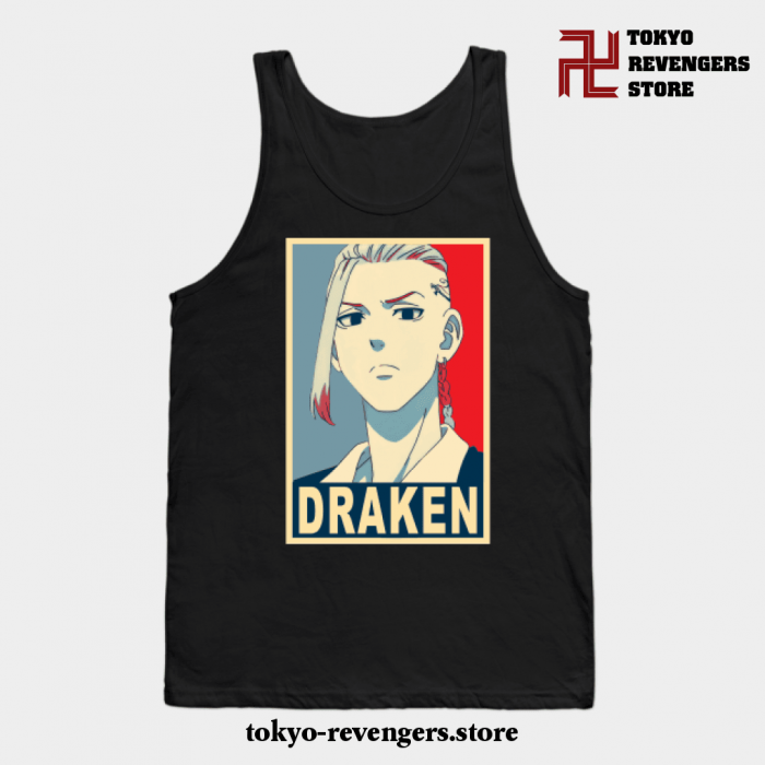 Draken Poster Tank Top Black / S