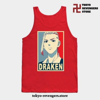 Draken Poster Tank Top Red / S