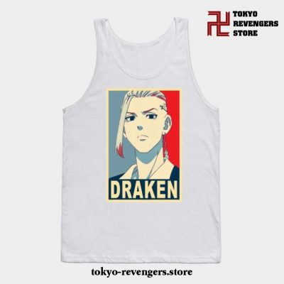 Draken Poster Tank Top White / S