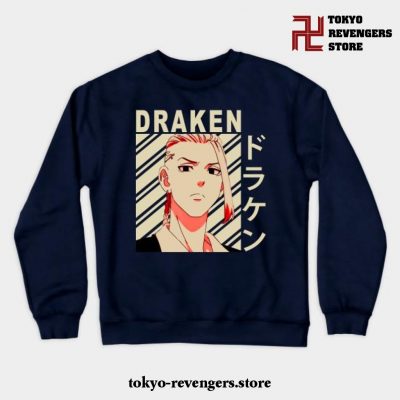 Draken Tokyo Rajigan Sweatshirt Navy Blue / S