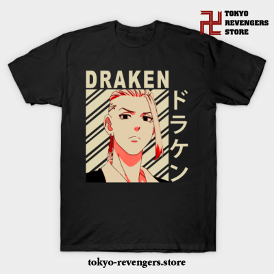 Draken Tokyo Rajigan T-Shirt Black / S