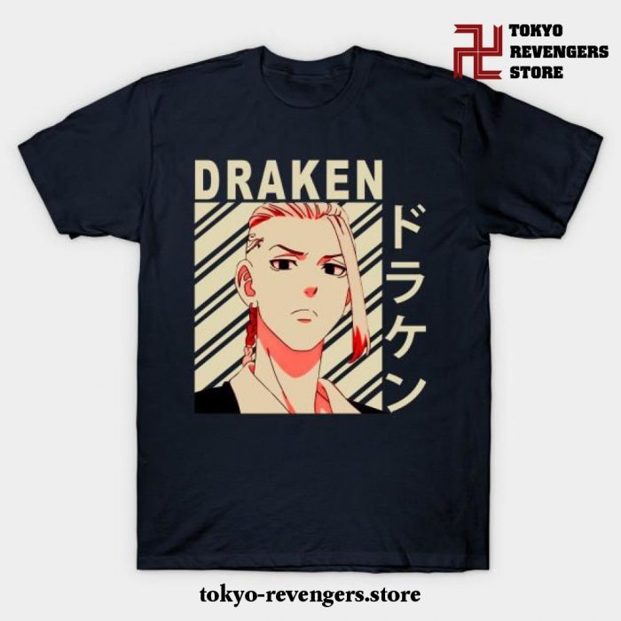 Draken Tokyo Rajigan T-Shirt Navy Blue / S