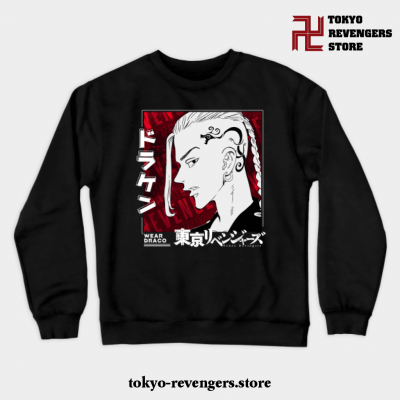 Draken Tokyo Revengers Crewneck Sweatshirt Black / S