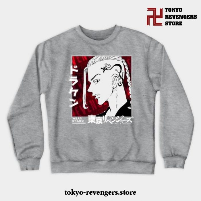 Draken Tokyo Revengers Crewneck Sweatshirt Gray / S
