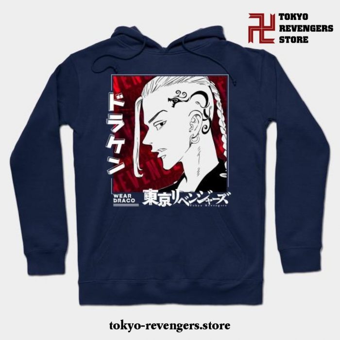 Draken Tokyo Revengers Hoodie Navy Blue / S