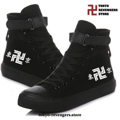 Fashion Tokyo Revengers Converse Shoes Black / 44
