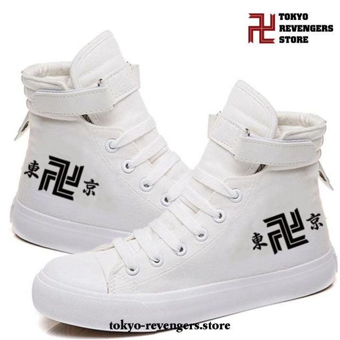 Fashion Tokyo Revengers Converse Shoes White / 37