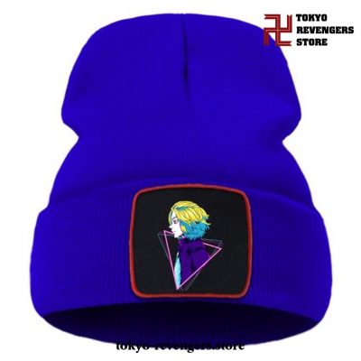 Handsome Manjiro Sano Tokyo Revengers Beanie Hat Blue