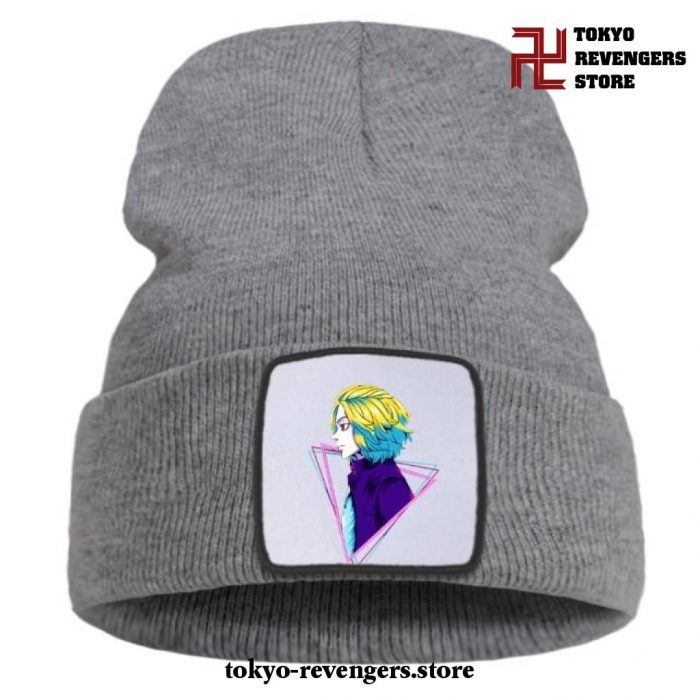 Handsome Manjiro Sano Tokyo Revengers Beanie Hat Gray