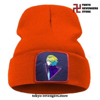 Handsome Manjiro Sano Tokyo Revengers Beanie Hat Orange