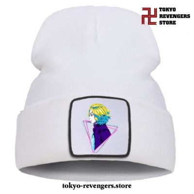 Handsome Manjiro Sano Tokyo Revengers Beanie Hat White