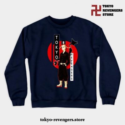 Ken Draken Ryuguji Crewneck Sweatshirt Navy Blue / S