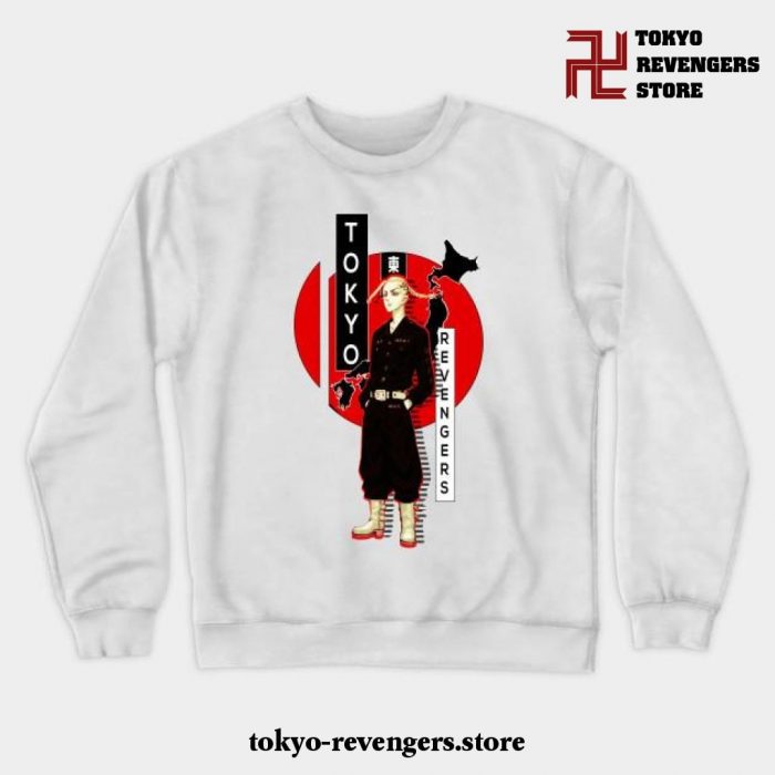 Ken Draken Ryuguji Crewneck Sweatshirt White / S