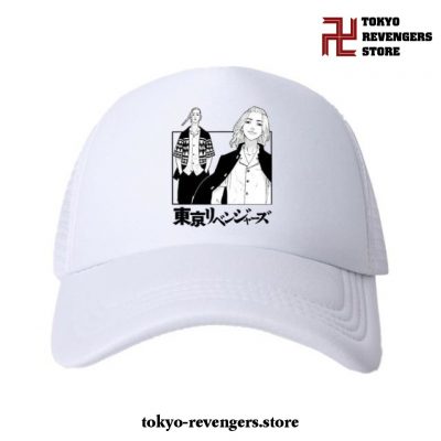 Ken Ryuguji & Manjiro Sano Tokyo Revengers Baseball Cap White