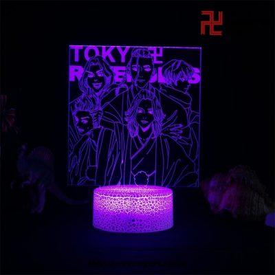 Manga Tokyo Revengers Team 3D Led Lamp