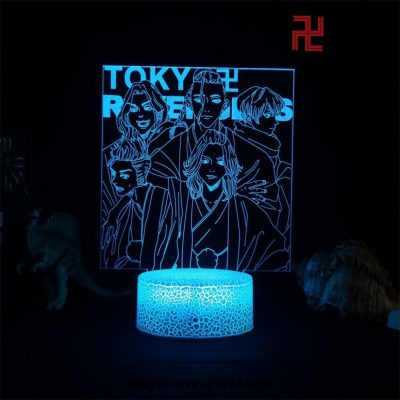 Manga Tokyo Revengers Team 3D Led Lamp