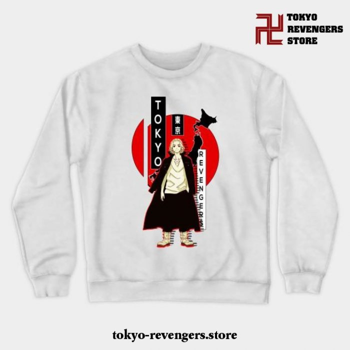 Manjiro Mikey Sano Crewneck Sweatshirt White / S