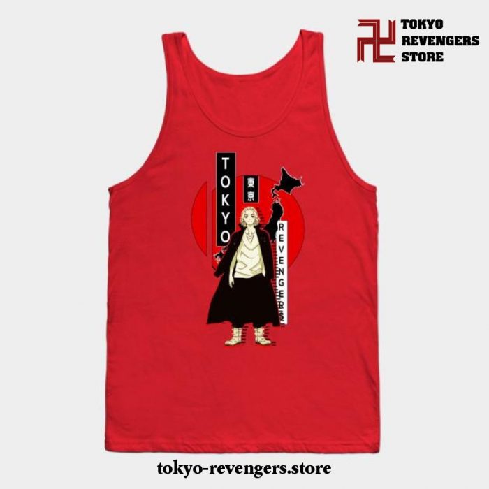 Manjiro Mikey Sano Tank Top Red / S