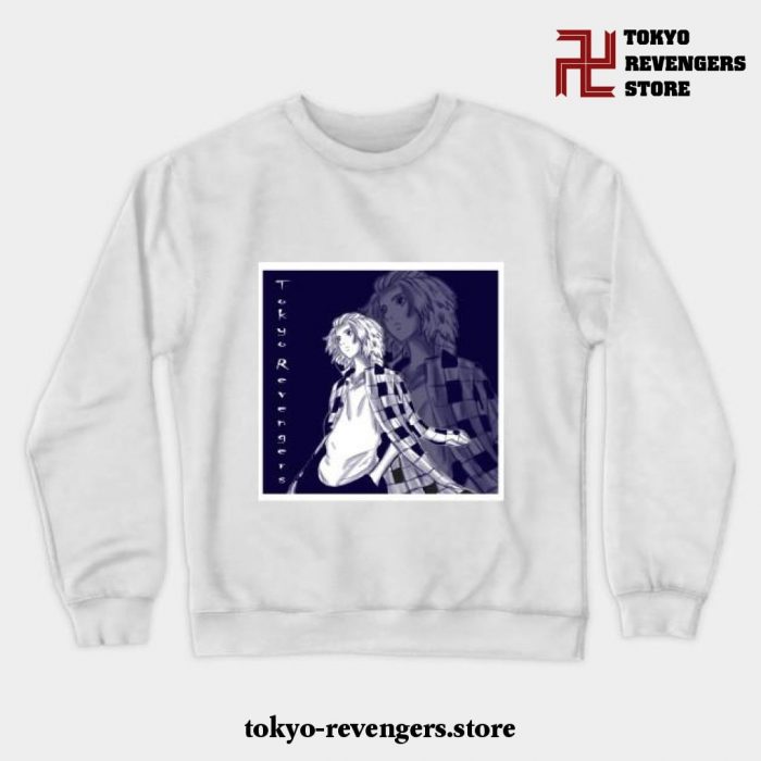 Mikey Again Crewneck Sweatshirt White / S