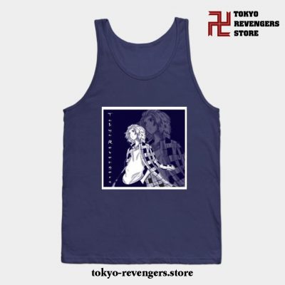 Mikey Again Tank Top Navy Blue / S