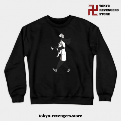 Mikey And Draken Crewneck Sweatshirt Black / S