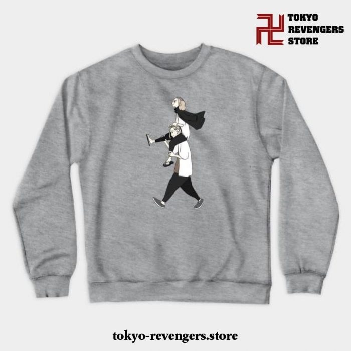 Mikey And Draken Crewneck Sweatshirt Gray / S