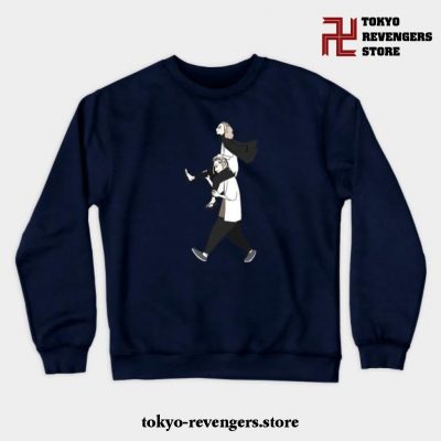 Mikey And Draken Crewneck Sweatshirt Navy Blue / S