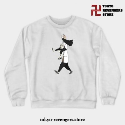 Mikey And Draken Crewneck Sweatshirt White / S