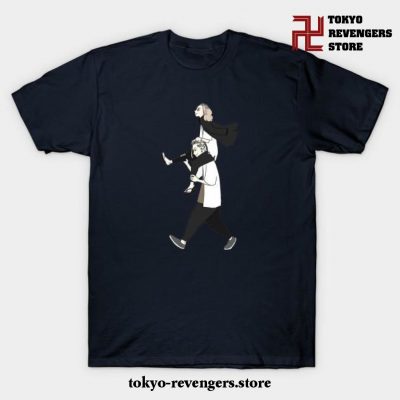 Mikey And Draken T-Shirt Navy Blue / S