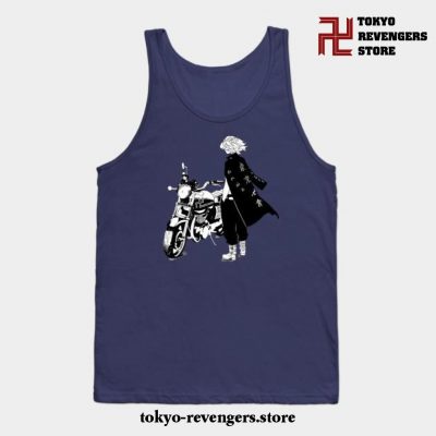 Mikey And Motorbike Tank Top Navy Blue / S