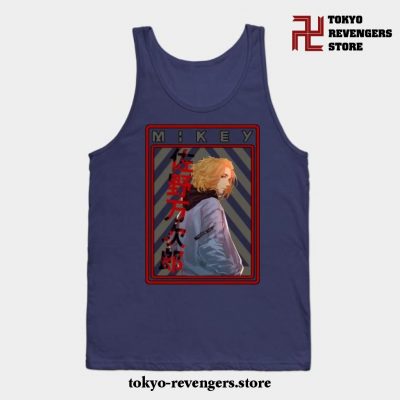 Mikey Iii Tank Top Navy Blue / S