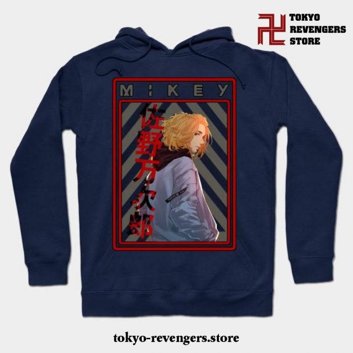 Mikey Tokyo Revenger Hoodie Navy Blue / S